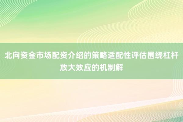 北向资金市场配资介绍的策略适配性评估围绕杠杆放大效应的机制解